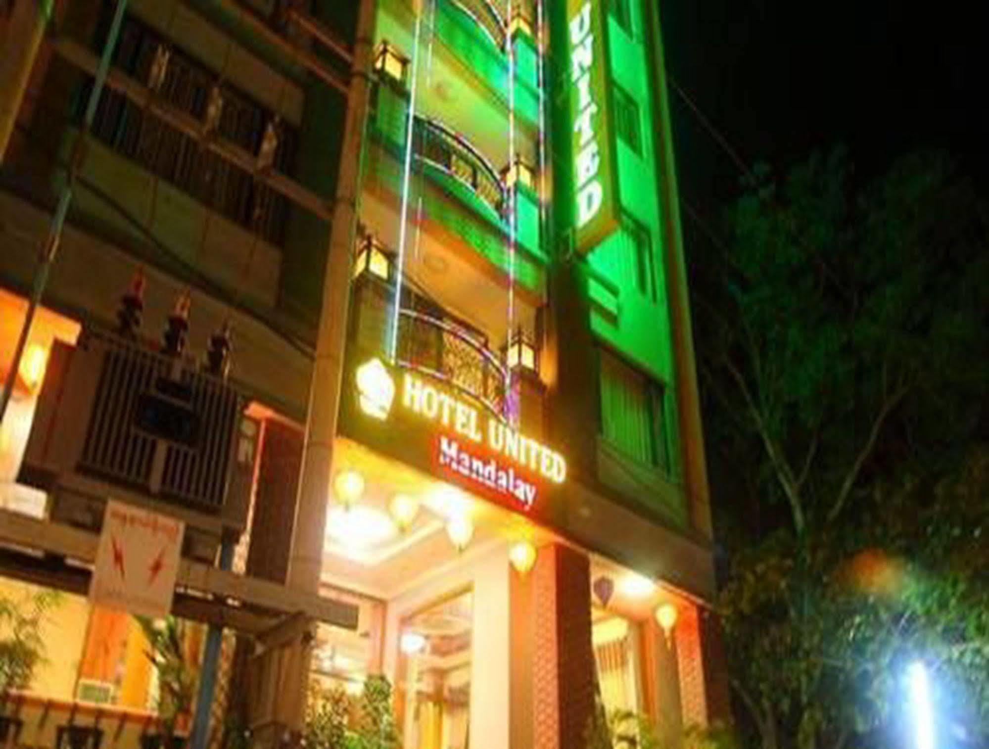 Hotel United Mandalay Exterior foto